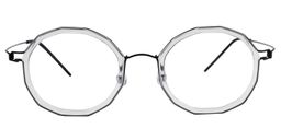 Angus Geometric Clear Glasses 0