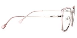 Noemi Geometric Pink-Silver Glasses3