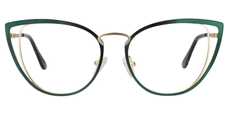 Eras Cateye Green Glasses