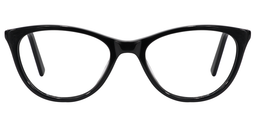 Ernestine Cateye Black Glasses0