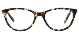 Ernestine Cateye Tortoise&Clear Glasses0