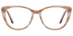 Alonso Cateye Brown Glasses0