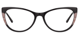 Grace Oval Brown Glasses0