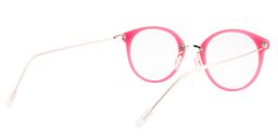 Fiona Round Rosered Glasses5