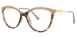 Omari Cateye Cameo-Brown Glasses1