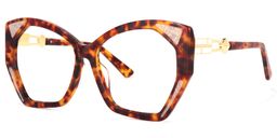 Routh Geometric Yellow-Tortoise Glasses2