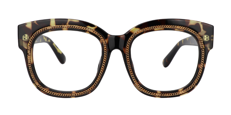 Square Tortoise-Gold Glasses | Zeelool Eyeglasses Online0