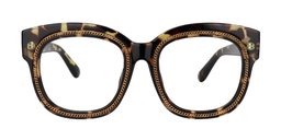 Elinor Square Tortoise-Gold Glasses0