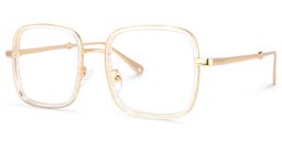 Ozzy Clear Square Glasses1