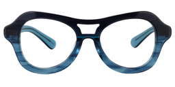Alcuin Aviator Blue Glasses0