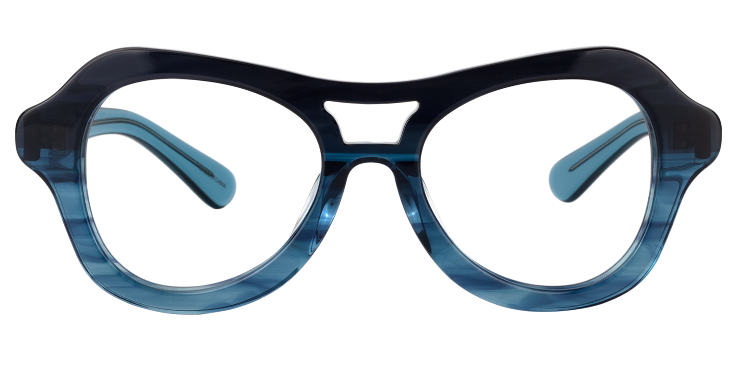 Aviator Blue Glasses | Zeelool Glasses0