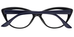 Tina Cat Eye Black Glasses5