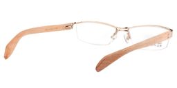 Dolly Rectangle Gold Glasses5
