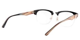 Blake Browline Black Glasses5