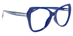 Eleanora Butterfly Blue Glasses1