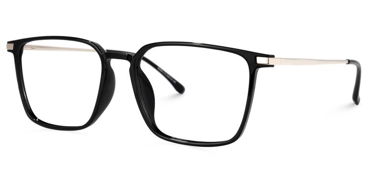 Litisha Square Black Glasses