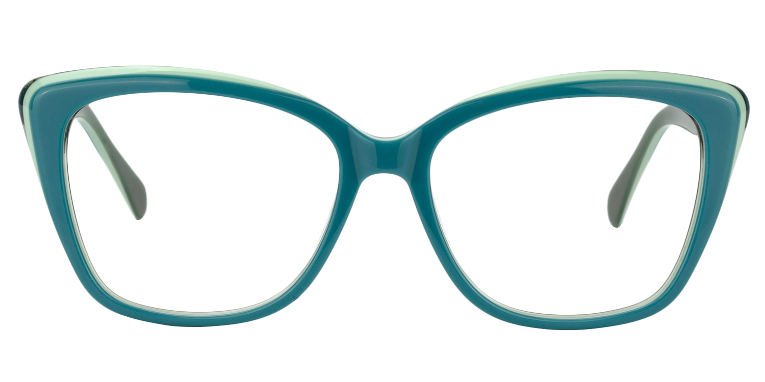 Cat eye Green Glasses | Zeelool Glasses0