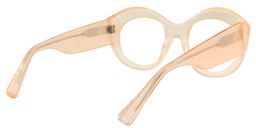 Harley Cat eye Beige Glasses5