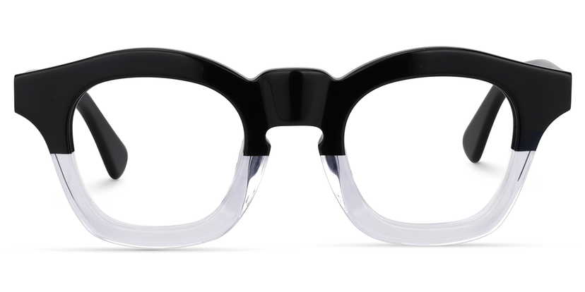 Rita Square Black&Clear Glasses