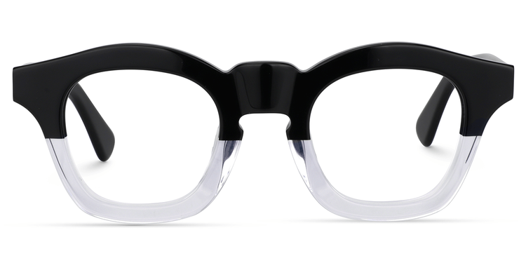 Rita Square Black&Clear Glasses