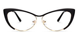 Ellen Black Cat eye Glasses0