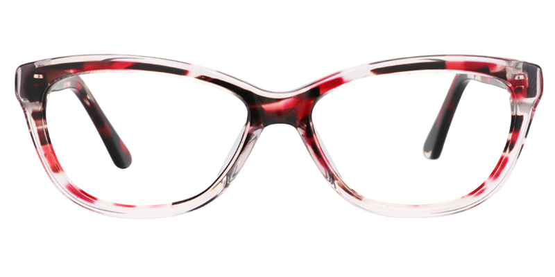  Cat Eye Red Tortoise Glasses0