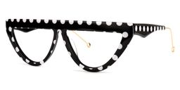 Gyllenhaal Cateye Black Glasses1