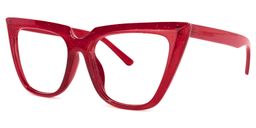 Phillip Cateye Red Glasses1