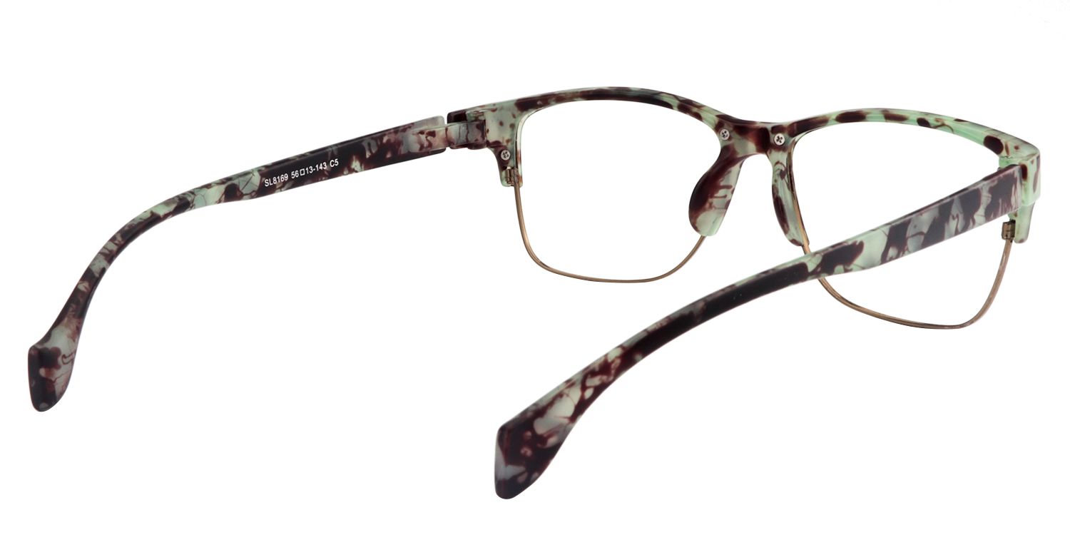 Rectangle Tortoise Glasses | Zeelool Glasses5