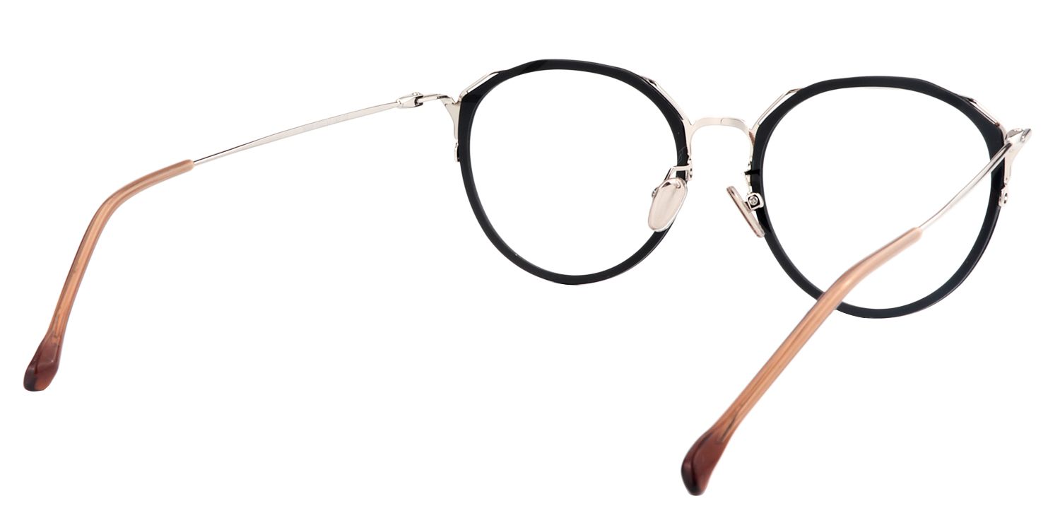 Round Black Glasses | Zeelool Glasses5