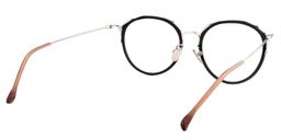 Bennett Round Black Glasses5