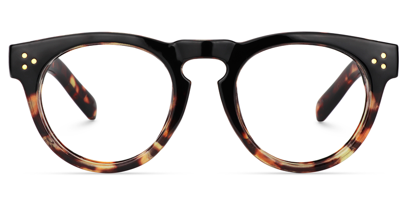 Malloy Round Tortoise Glasses