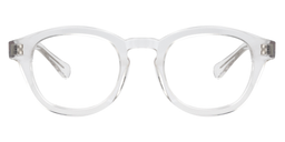 Caprice Round Clear Glasses0