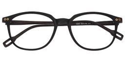 Zelda Oval Black Glasses1