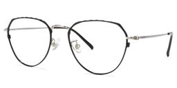 Francis Geometric Black Glasses2