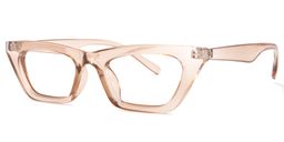Priya Cateye Beige Glasses1