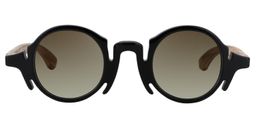 Charlie Round Black Glasses9