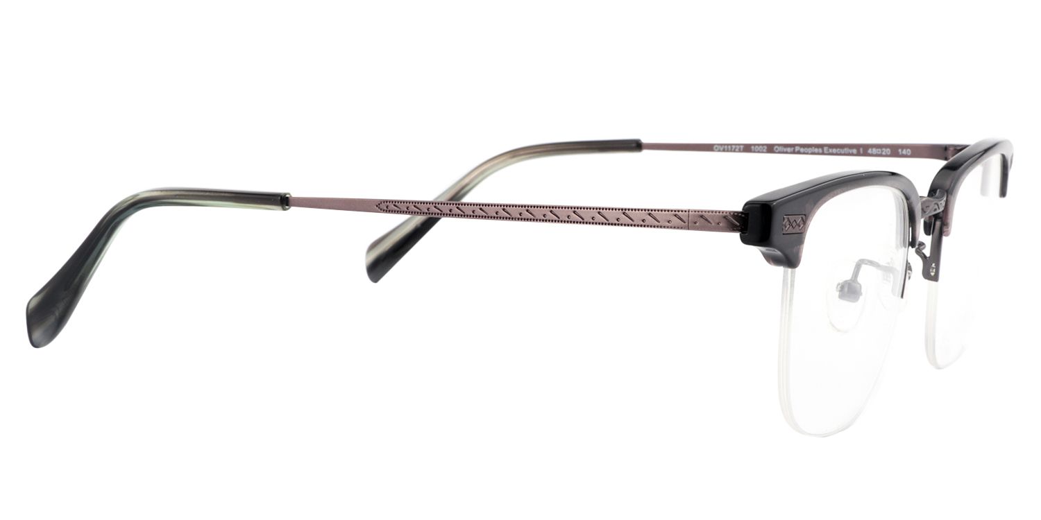 Browline Brown Glasses | Zeelool Glasses4