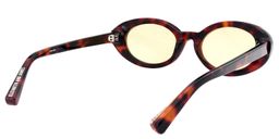 Calista Oval Tortoise Sunglasses5