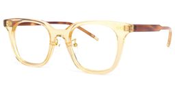 Quinlan Square Earthy-Yellow Glasses1