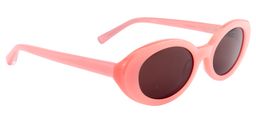 Calista Oval Pink Sunglasses2
