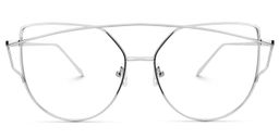 Selina  Aviator Silver Glasses0