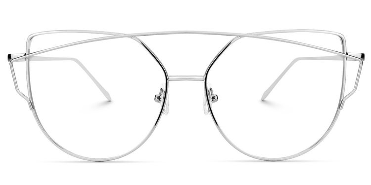 Selina  Aviator Silver Glasses