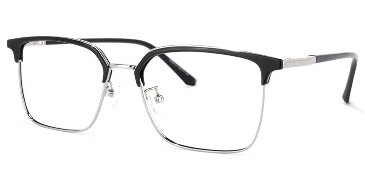 Quiller Rectangle Black Glasses