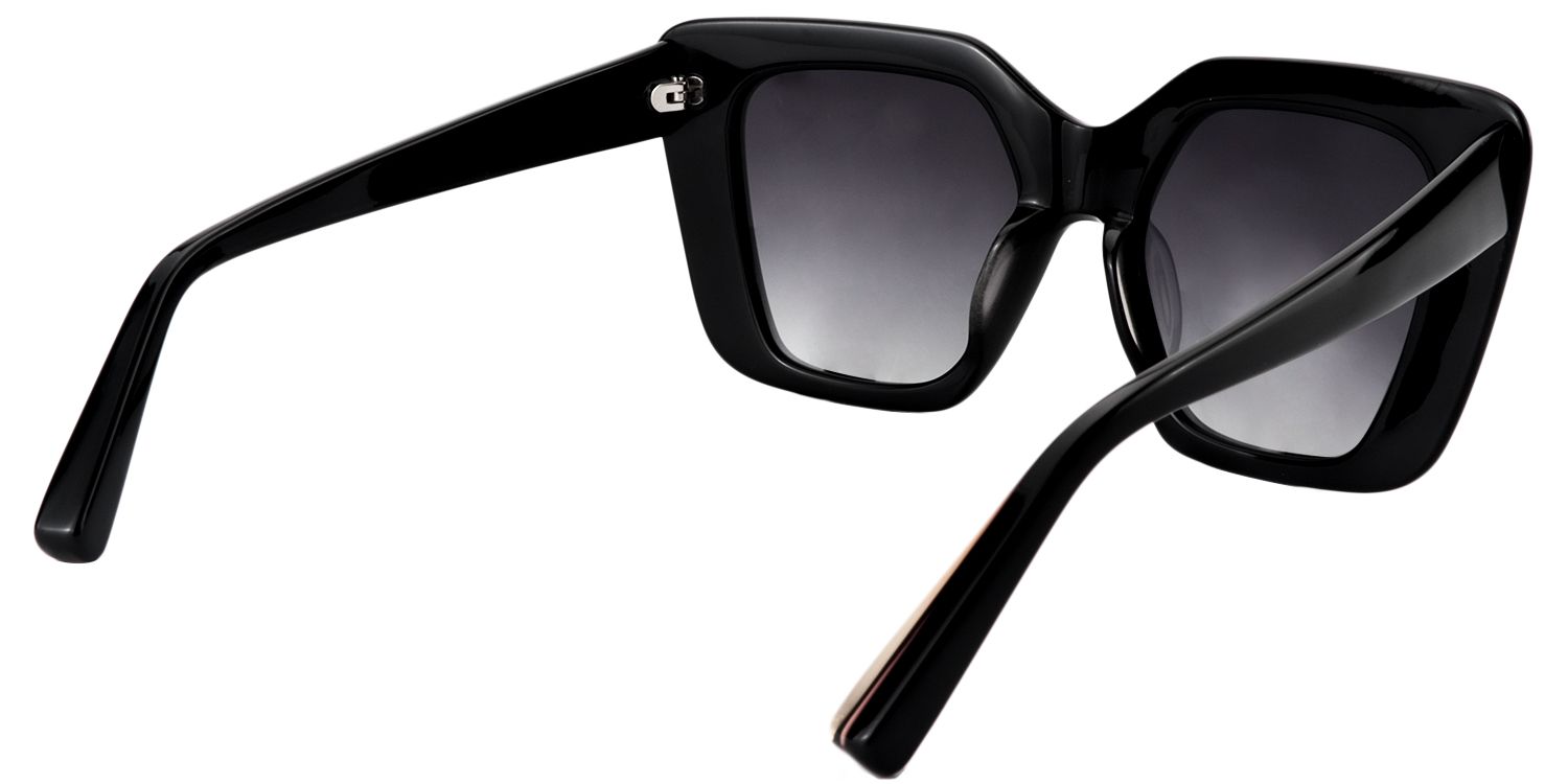 Square Black Sunglasses | Zeelool Sunglasses5