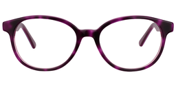 Angela Oval Purple Glasses0