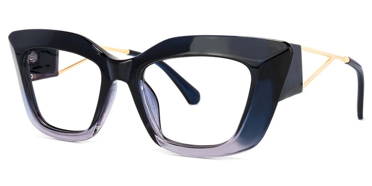Ferrer Cateye Dark-Blue Glasses