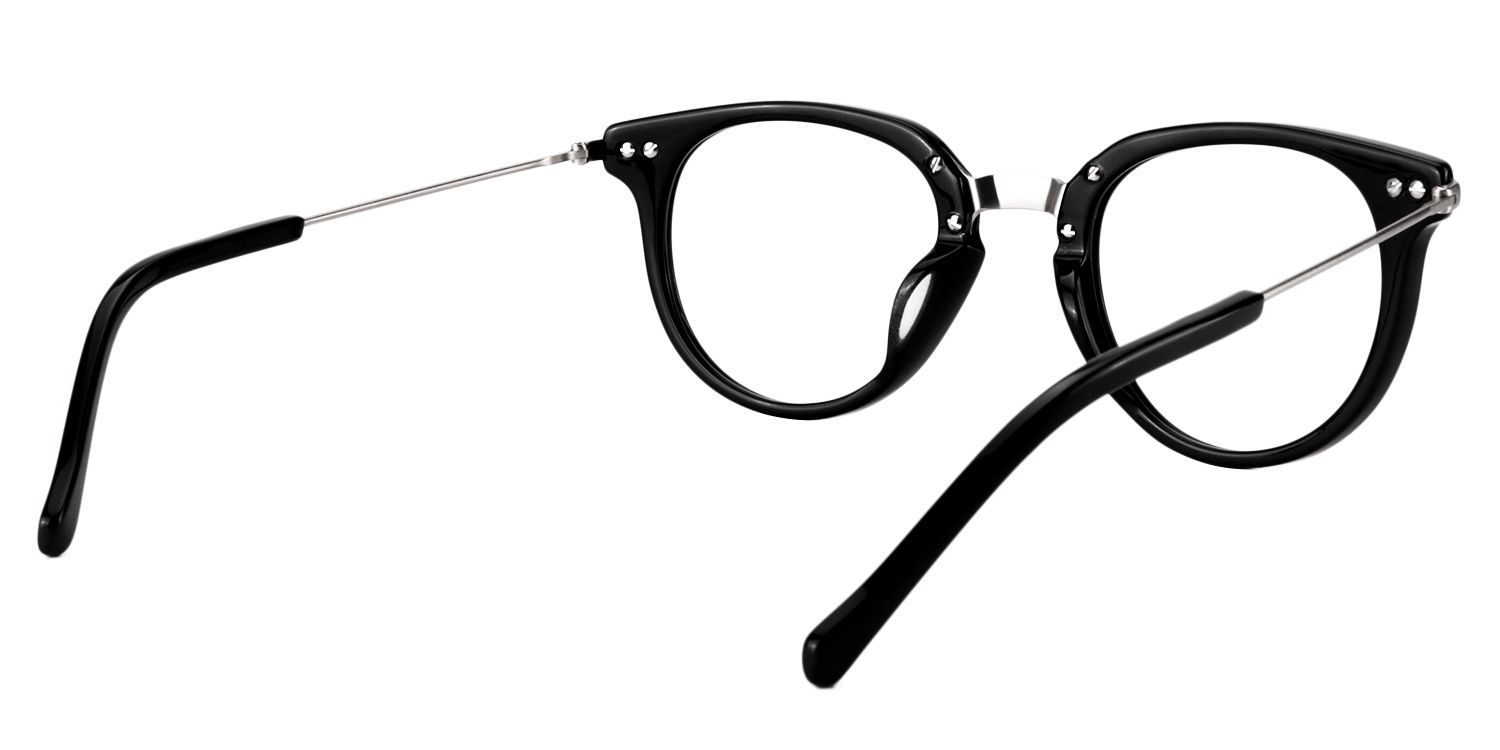 Round Black Glasses | Zeelool Glasses5