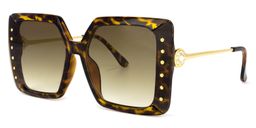 Ricardo Square Tortoise Sunglasses1