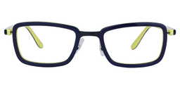 Quintina Rectangle Blue Glasses0